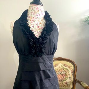 BLACK COCKTAIL DRESS